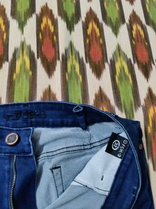 Navy Blue Denim Jeans
