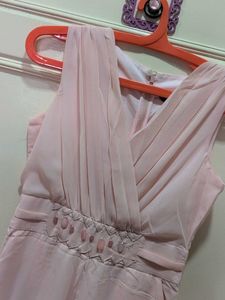 Elegant Pink Embellished Jumpsuit
