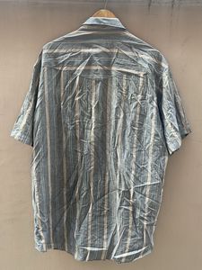 Wrangler Short Sleeve Striped Western Shirt