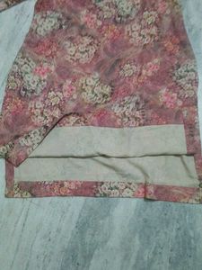 Elegant Floral Print Kurti