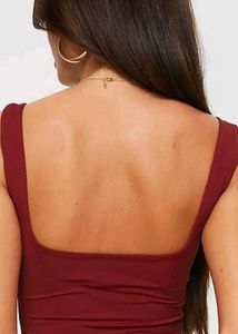Chic Ruched Bodysuit Top