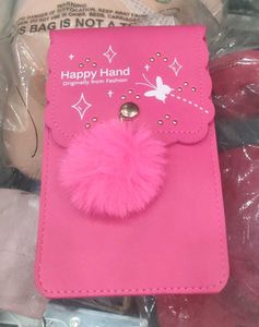 Pink Pom Pouch
