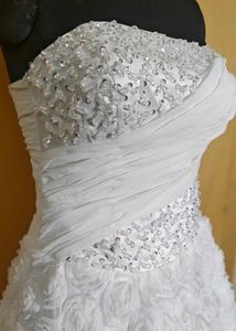 Elegant White Bridal gown