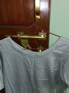 Light grey long kurti