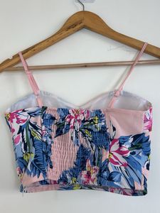 Floral Print Crop Top