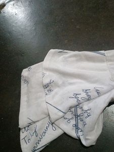 Dark Blue And White Dress
