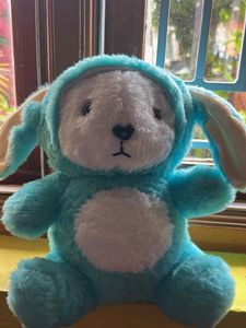 Cute Blue Bunny Plush Toy