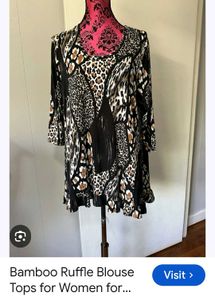 Leopard Print Tunic Top