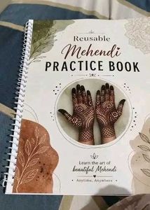 Reusable Mehendi Practice Book