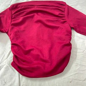 Chic Ruched Long Sleeve Top