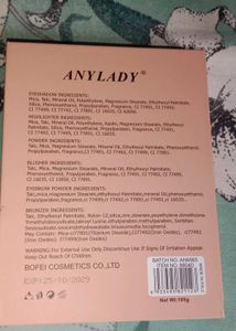 ANYLADY Color Symphony Make Up Kit