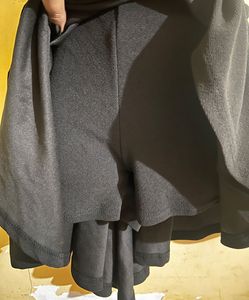 Black A-Line Mini Skirt