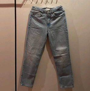 high waisted mom jeans
