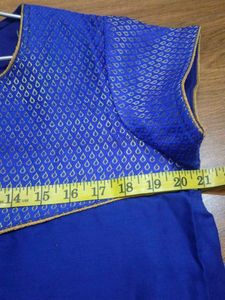 Blue Readymade Blouse/Ethnic top