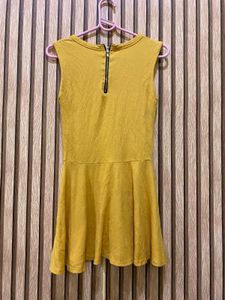 Yellow Flared Dress