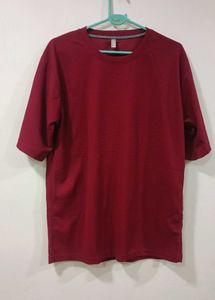 Men's Burgundy T-Shirt