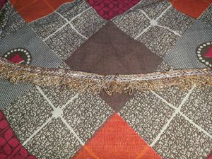 9 mtr Embellished Dupatta Border Fabric