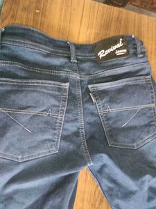 Men's Blue Washed Denim Jeans