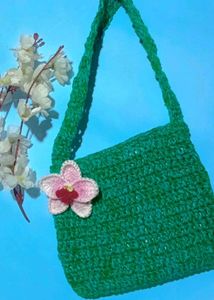 Crochet Ocean 🌊 Green 💚 Bag
