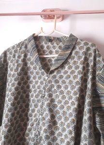 Unique Block Print Vegetable Color Tunic