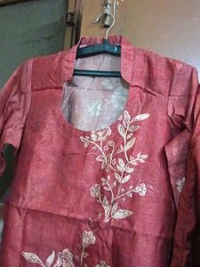 Maroon Kurta Set with Dupatta