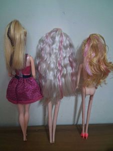 Lot of 2 Barbie knock off Dolls