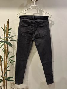 Dark Gray Denim Jeans