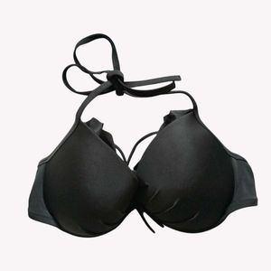 Stylish Black Bikini Top New NWOT