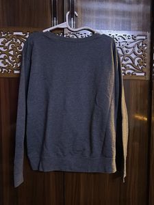 Imported Grey Pullover Sweatshirt - Winterwear