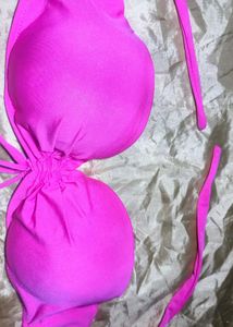 Vibrant Pink Bikini Top