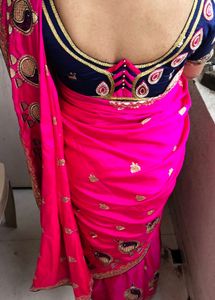 saree with blouse