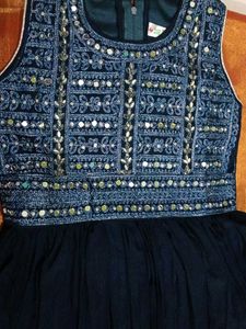 Embellished frock with pant Set