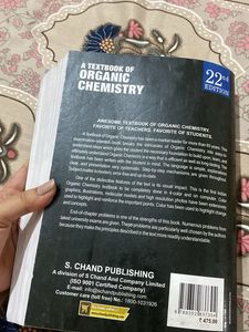 Organic Chemistry Textbook 22nd Edition