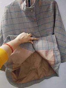 Warm Checked Jacket for winter