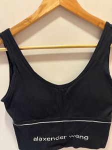 Black Alexander Weng Sports Bra