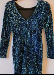 Shein Sparkly Sequin Mini Dress