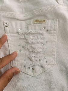 Fashionable White Jeans