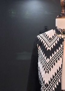 Black &amp; White Embellished Jacket