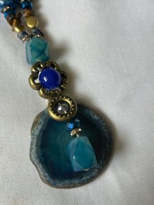 Bohemian Beaded Pendant Necklace