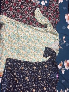 SET OF 3 Beautiful Printed Kurta Se