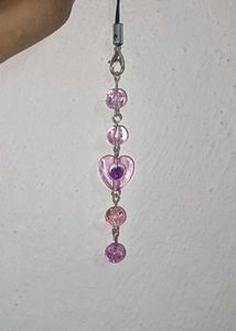 Y2K heart phone charm