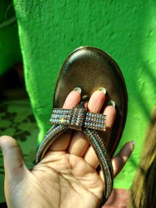 Sparkling Embellished Flip Flops