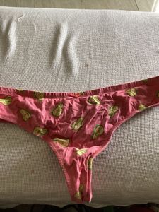 Cute Pear Print Thong