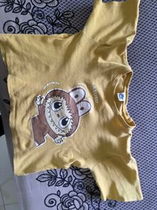 Cute Cartoon Yellow T-Shirt