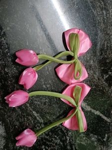 Handmade Ribbon Flower Hair Clips