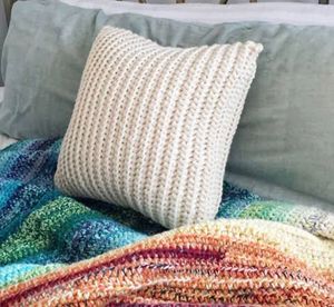 pillow crochet cover