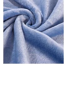 Soft Blue Plush Blanket