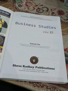 Class XI Business Studies Book