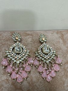 Exquisite Pink Drop Earrings
