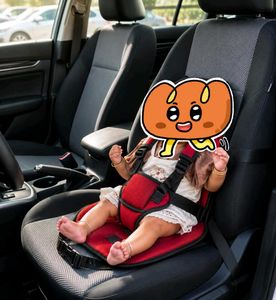 Portable Baby Car Seat red and black colour